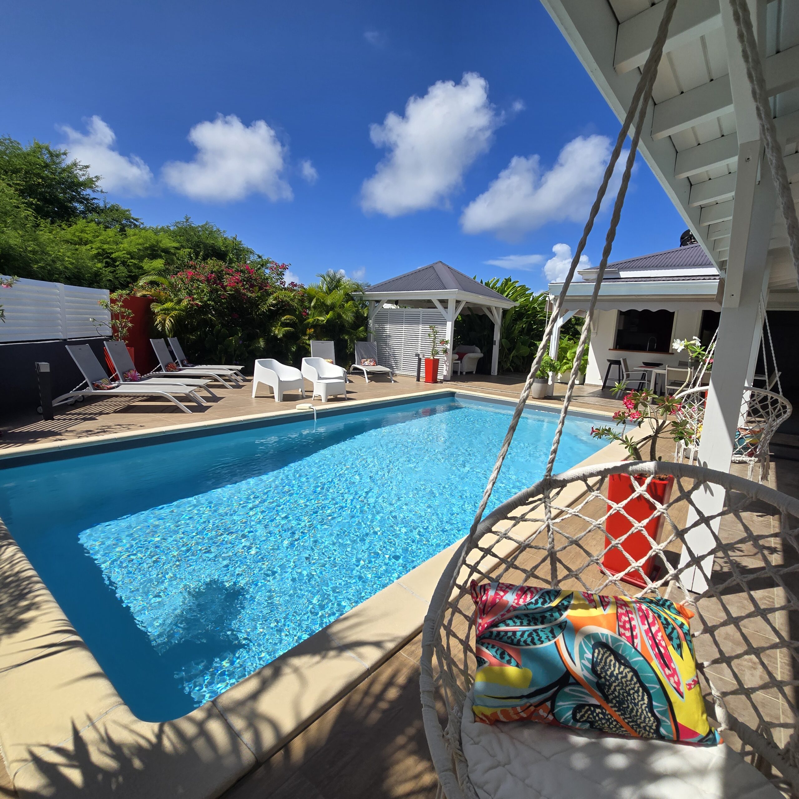 location villa Guadeloupe saint François sans vis à vis